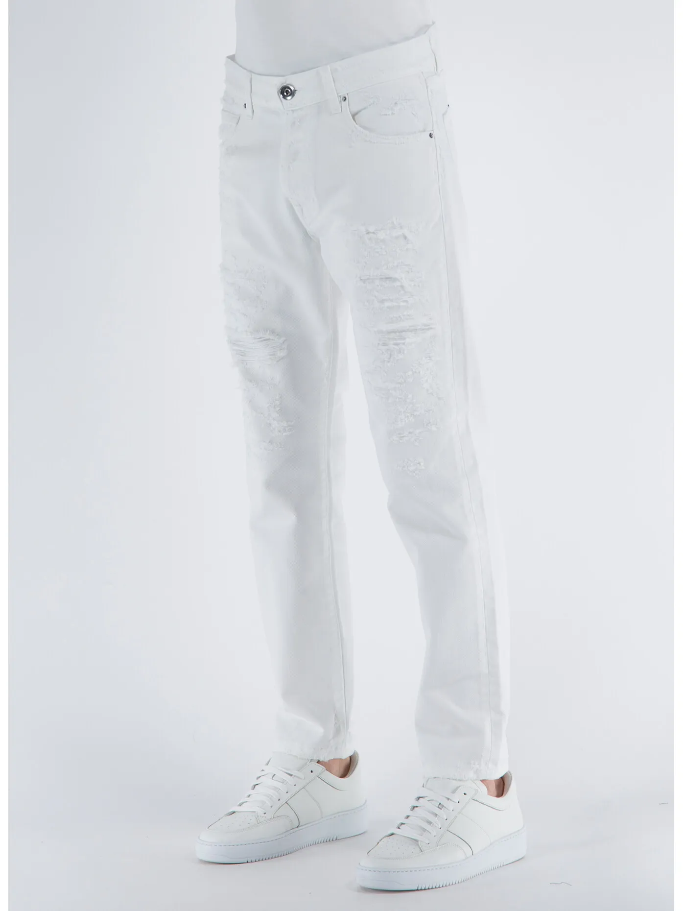     -DESMORE    -JEANS DESTROYED IN DENIM-