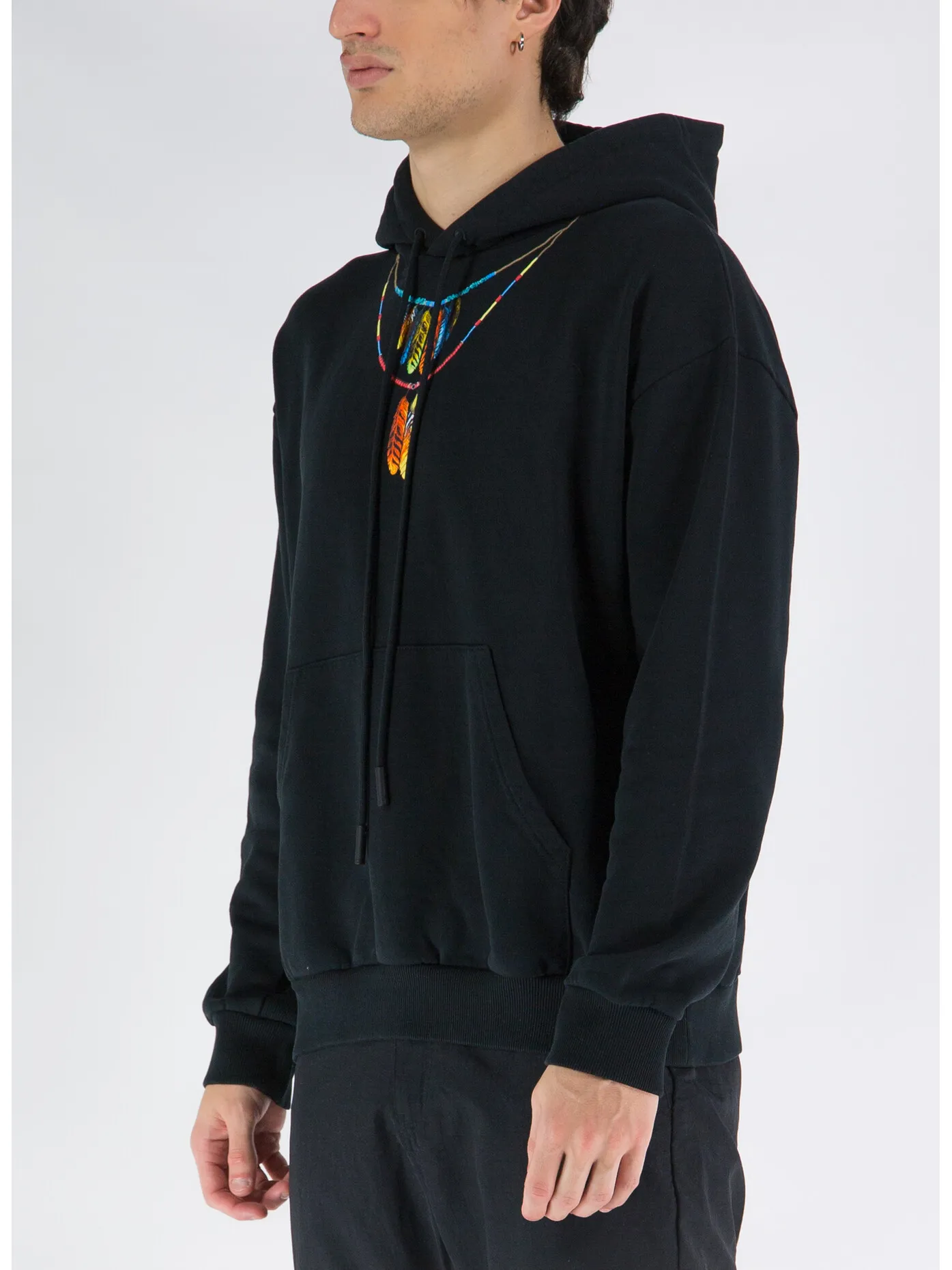     -MARCELO BURLON    -FELPA FEATHERS NECKLACE OVER-