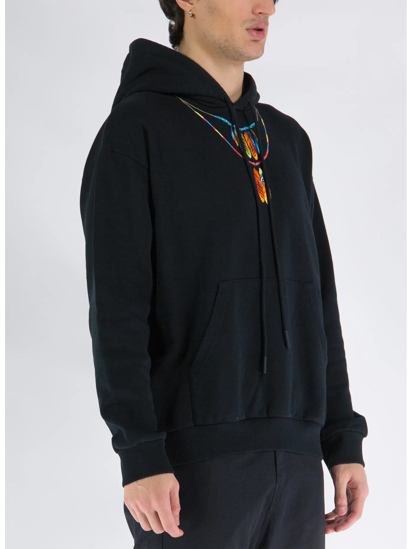     -MARCELO BURLON    -FELPA FEATHERS NECKLACE OVER-