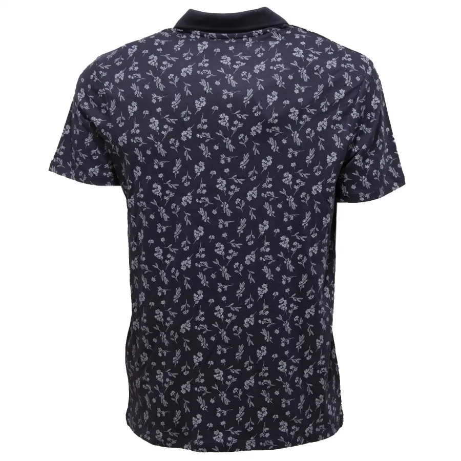 0631AA polo uomo SELECTED HOMME IDENTITY cotton blue polo t-shirt man