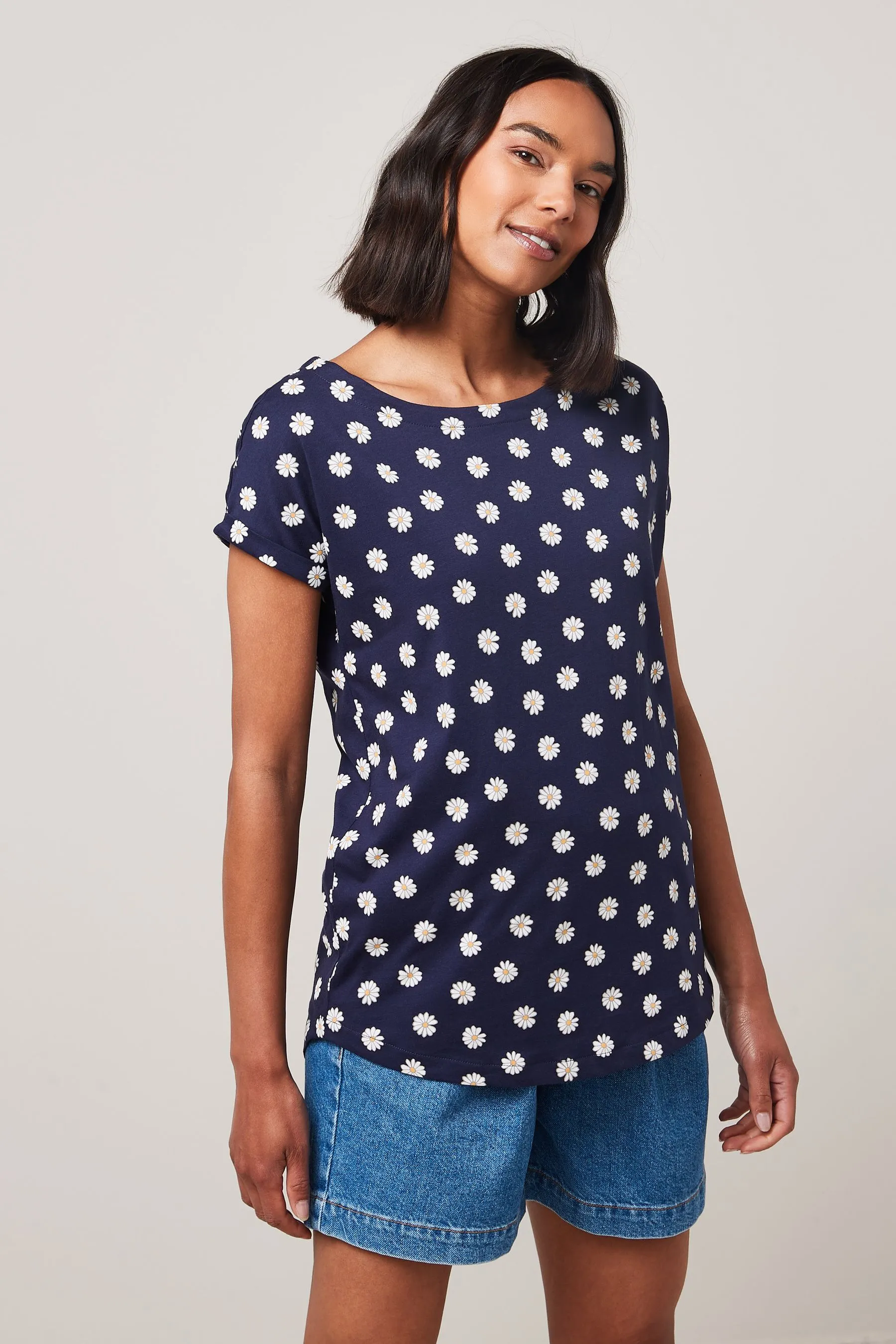 100% Cotton Cap Sleeve T-Shirts 3 Pack    