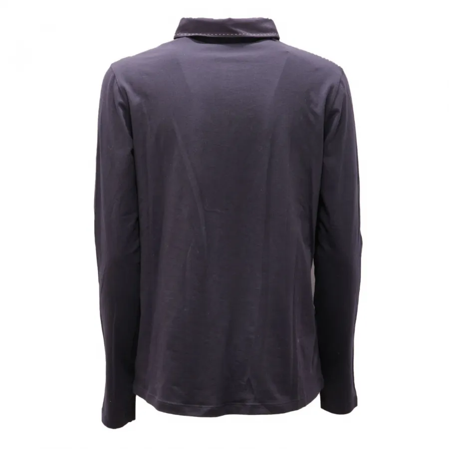 6104AL polo maglia donna HENRY COTTON'S woman shirt blue