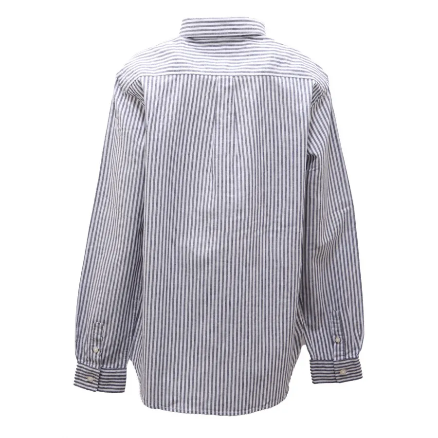 6458AO camicia bimbo SUN 68 boy kid cotton/linen shirt blue