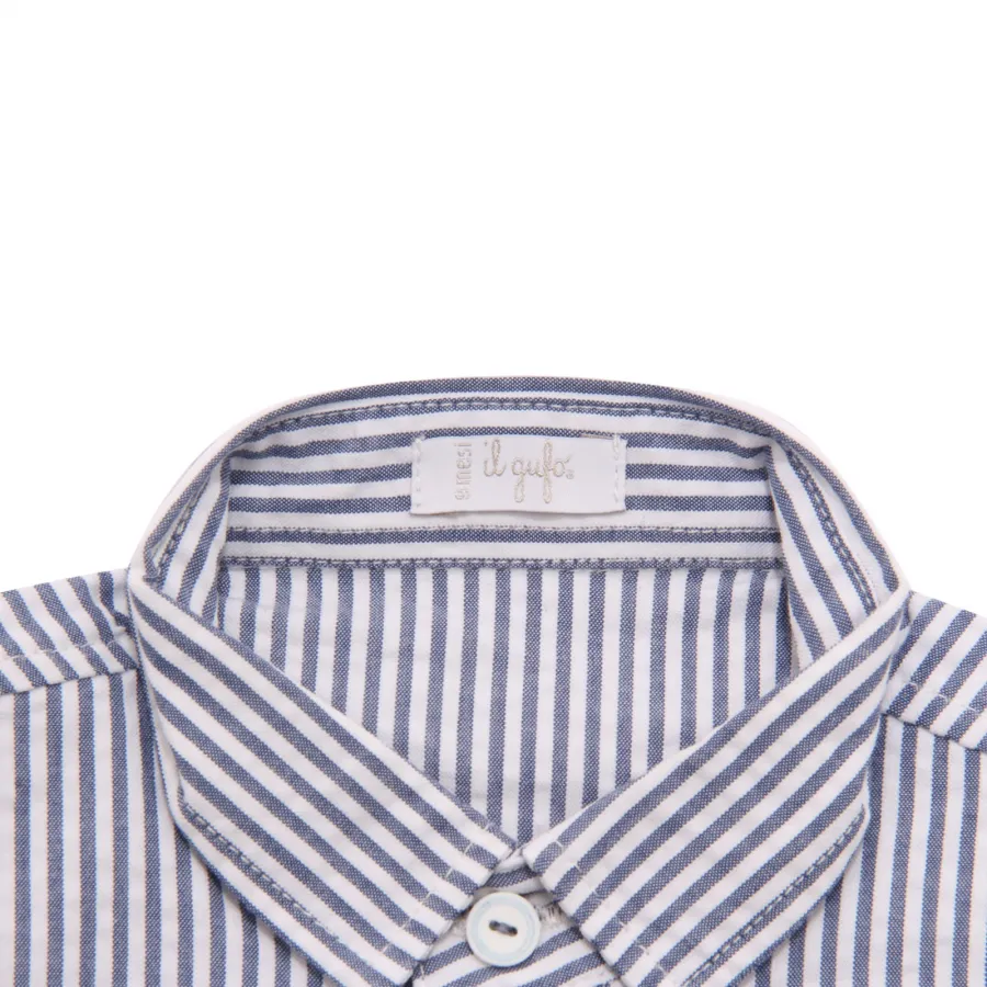 7904AP camicia bimbo IL GUFO boy kids shirt