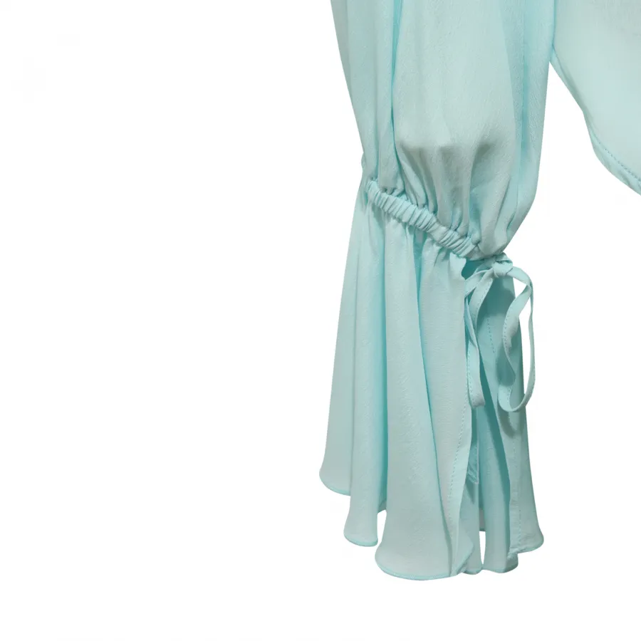 8103AZ CAMICIA DONNA BLUGIRL BLUMARINE WOMAN MIX SILK SHIRT
