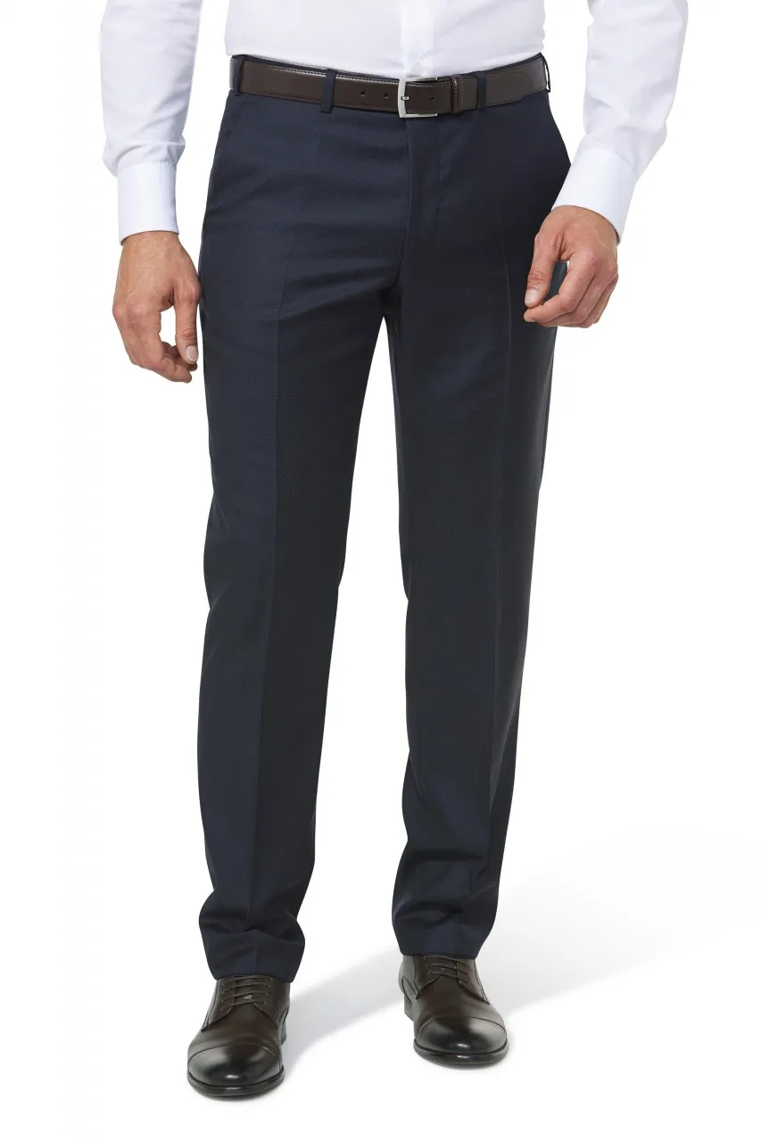 Abito blu navy digel drop sei con panciotto tessuto reda 110's
