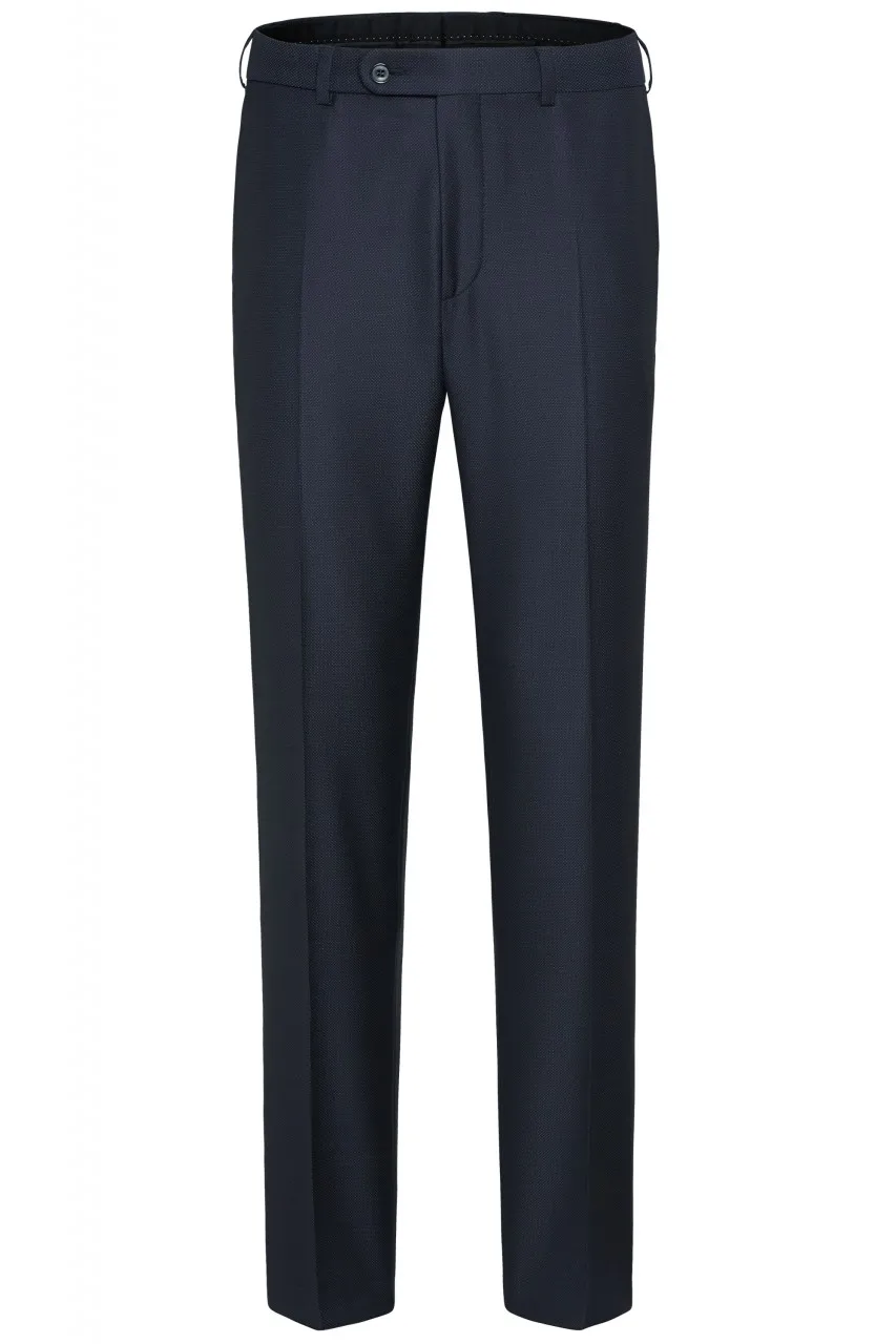 Abito blu navy digel drop sei con panciotto tessuto reda 110's