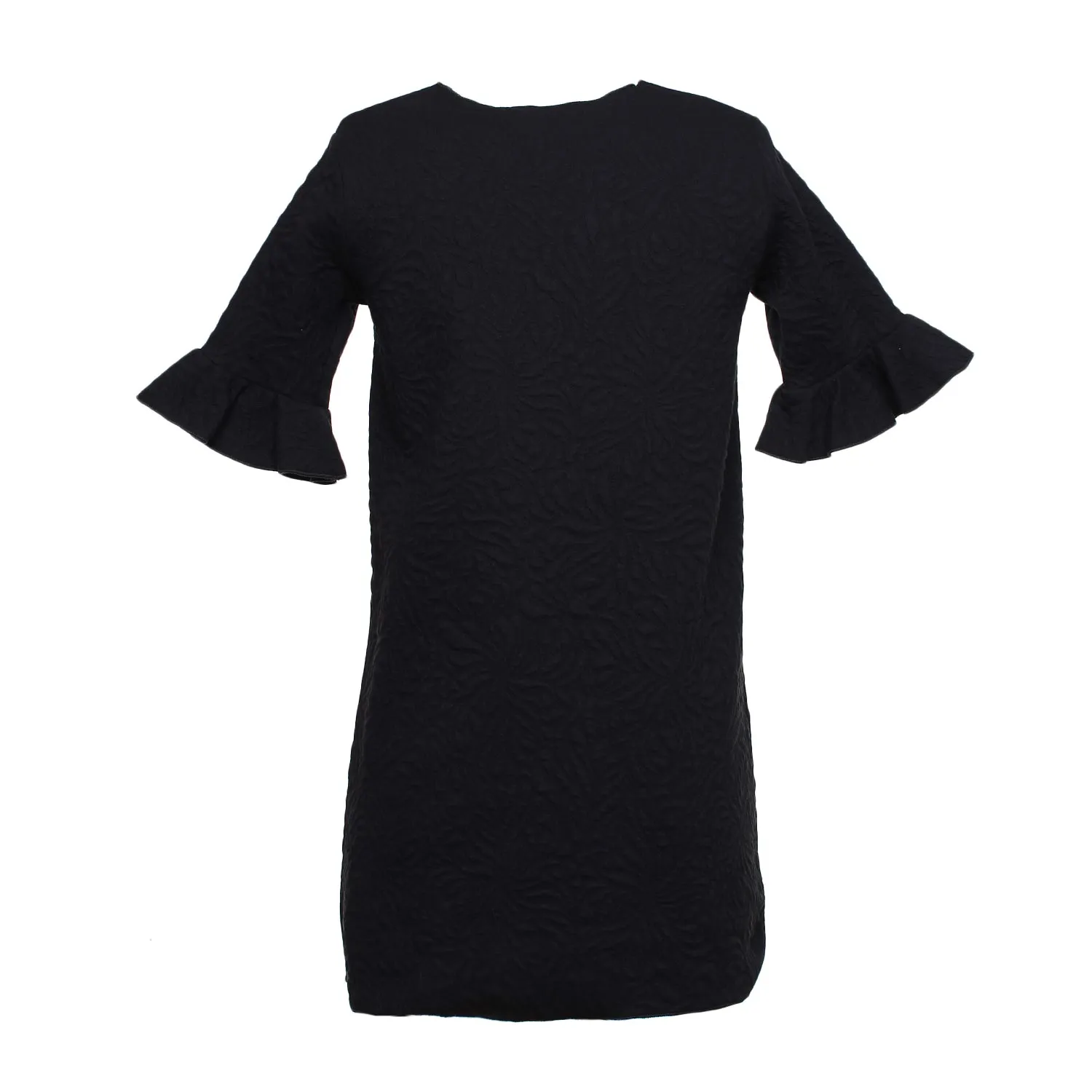 Abito Broccato Girl Nero