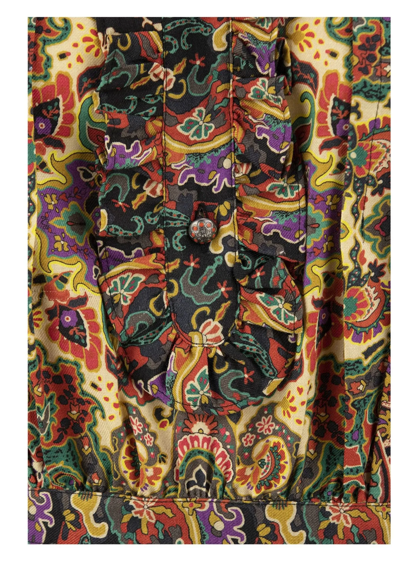 Abito in Lana e Seta Paisley Naif