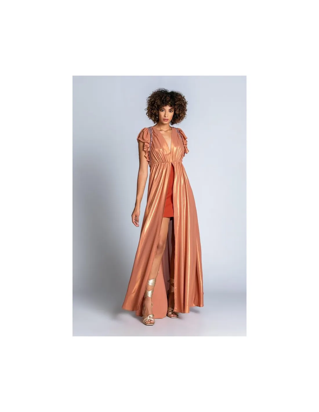 Abito lungo donna Cheek Relish paillettes