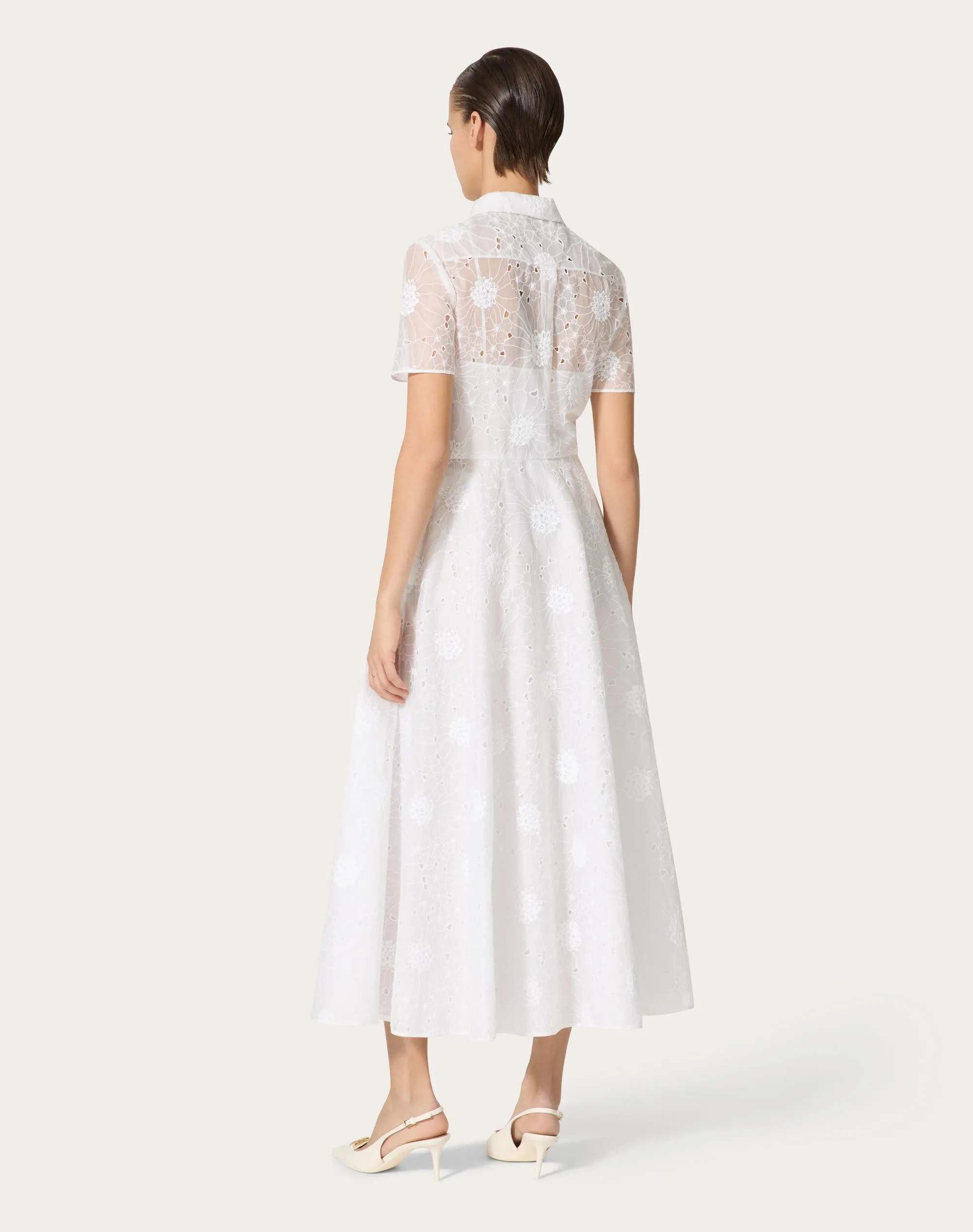 ABITO MIDI IN DAISY ORGANDIS