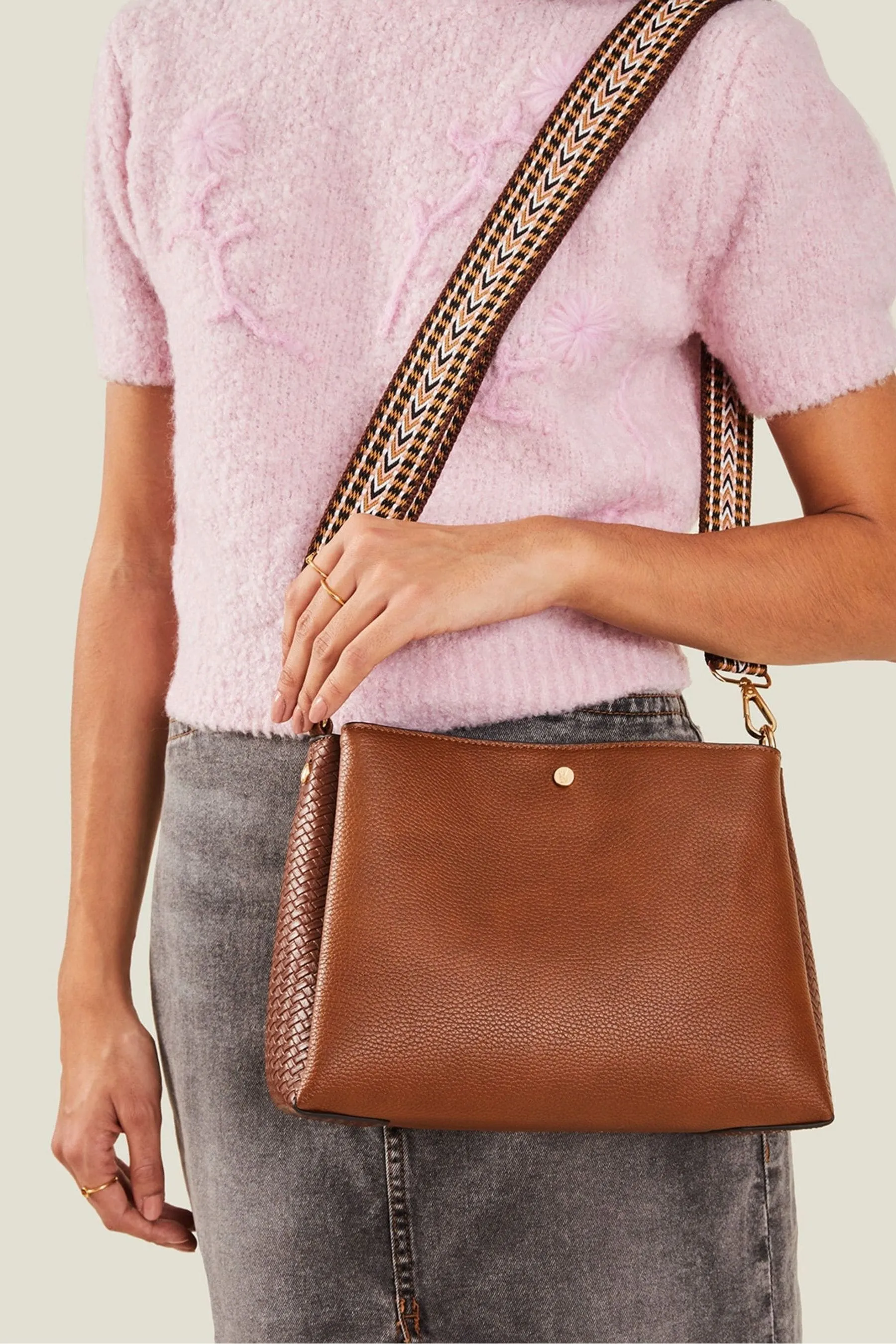 Accessorize - Borsa a tracolla in tela