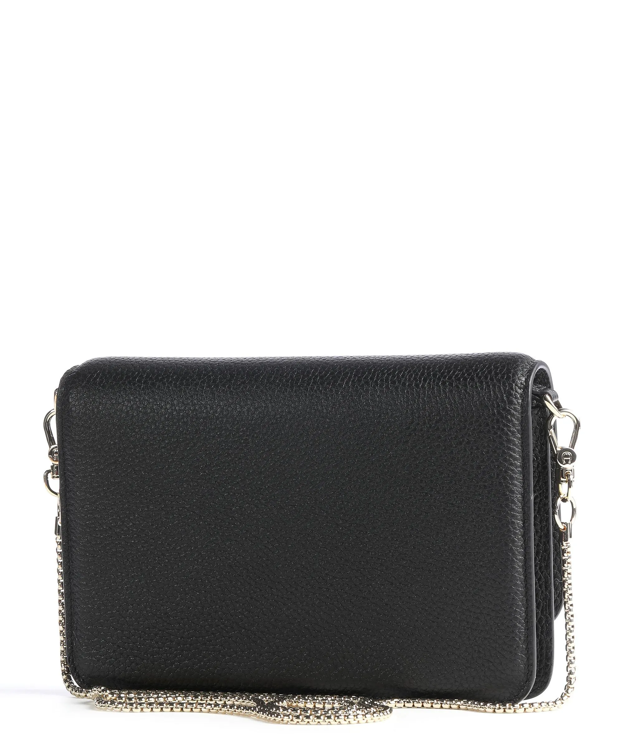  Aigner Borsa a tracolla pelle di vacchetta grana nero  