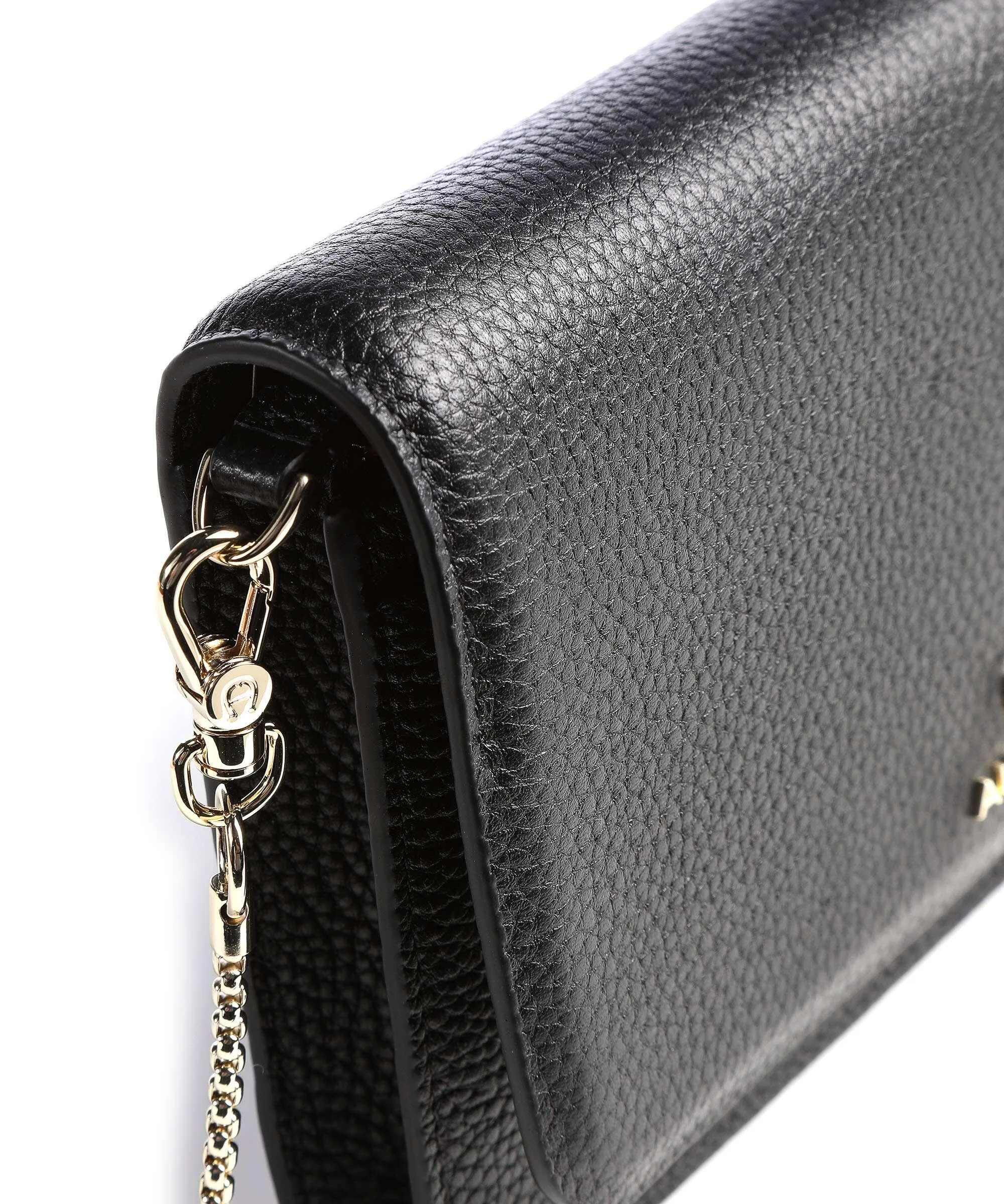  Aigner Borsa a tracolla pelle di vacchetta grana nero  