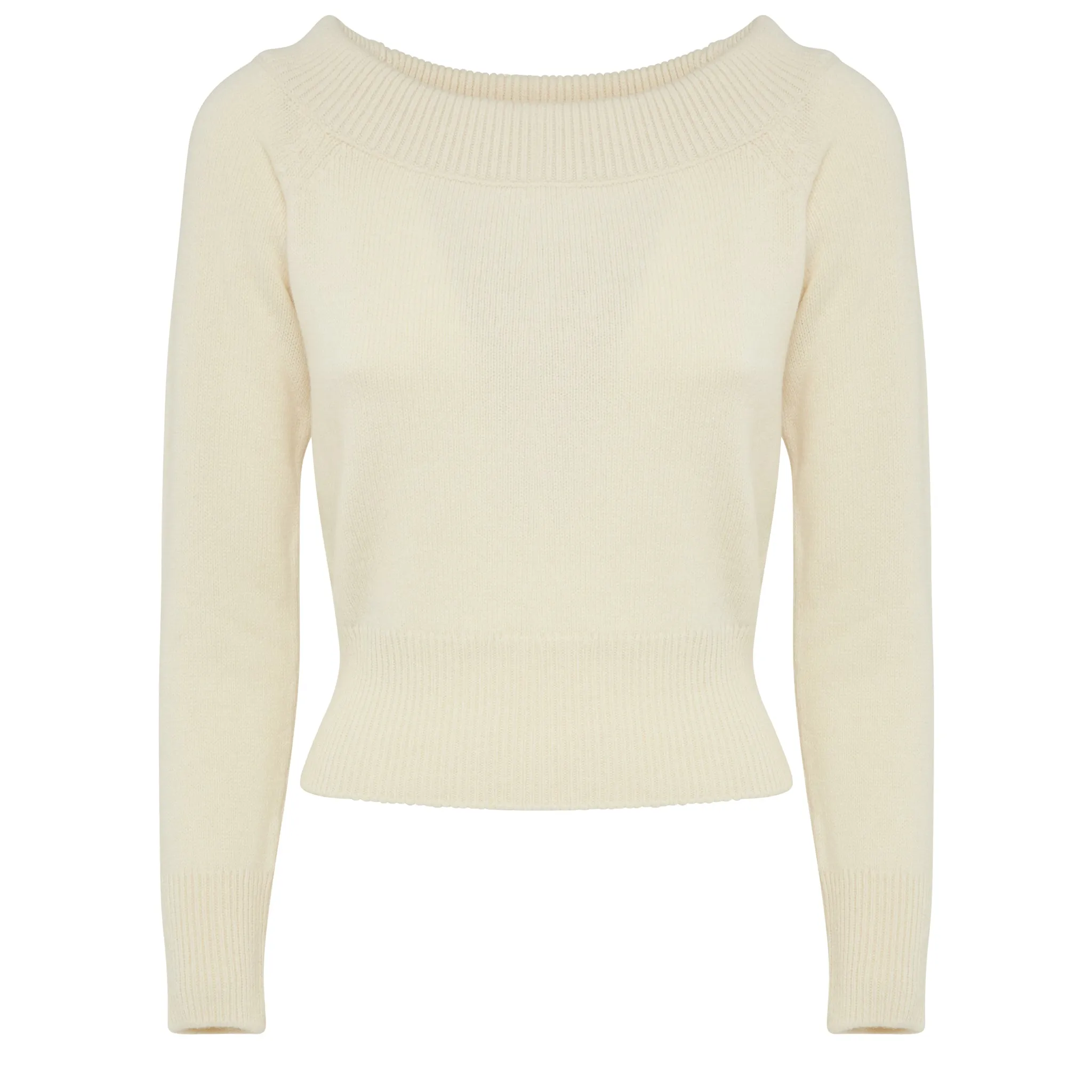 ALEXANDER MCQUEEN  Maglione in lana bianco