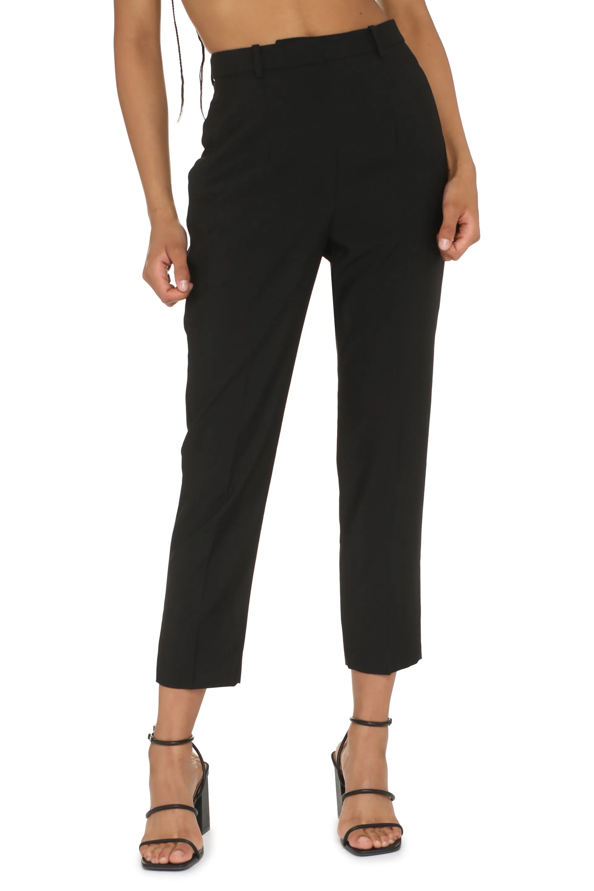 Alexander McQueen Pantaloni a sigaretta in lana