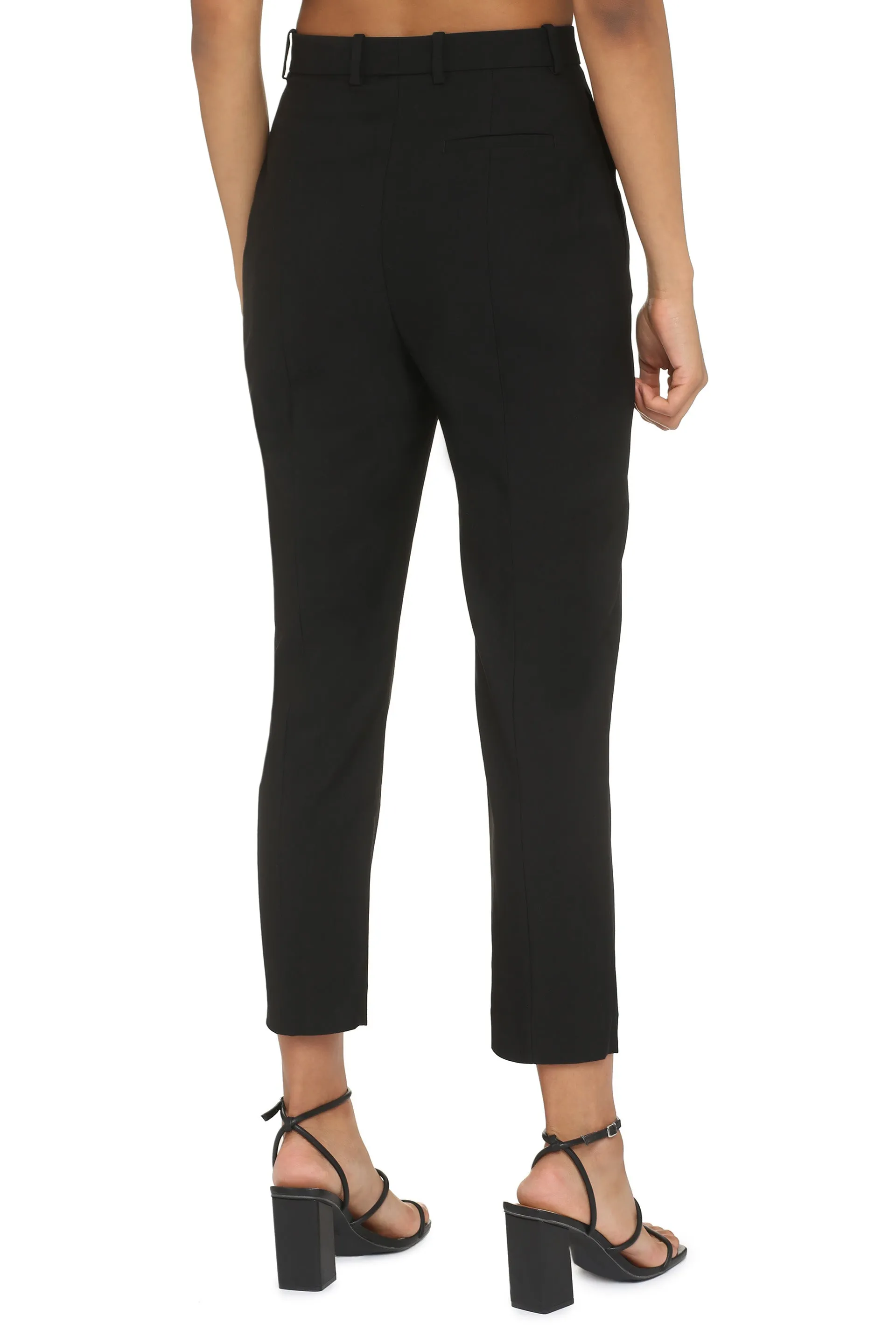 Alexander McQueen Pantaloni a sigaretta in lana