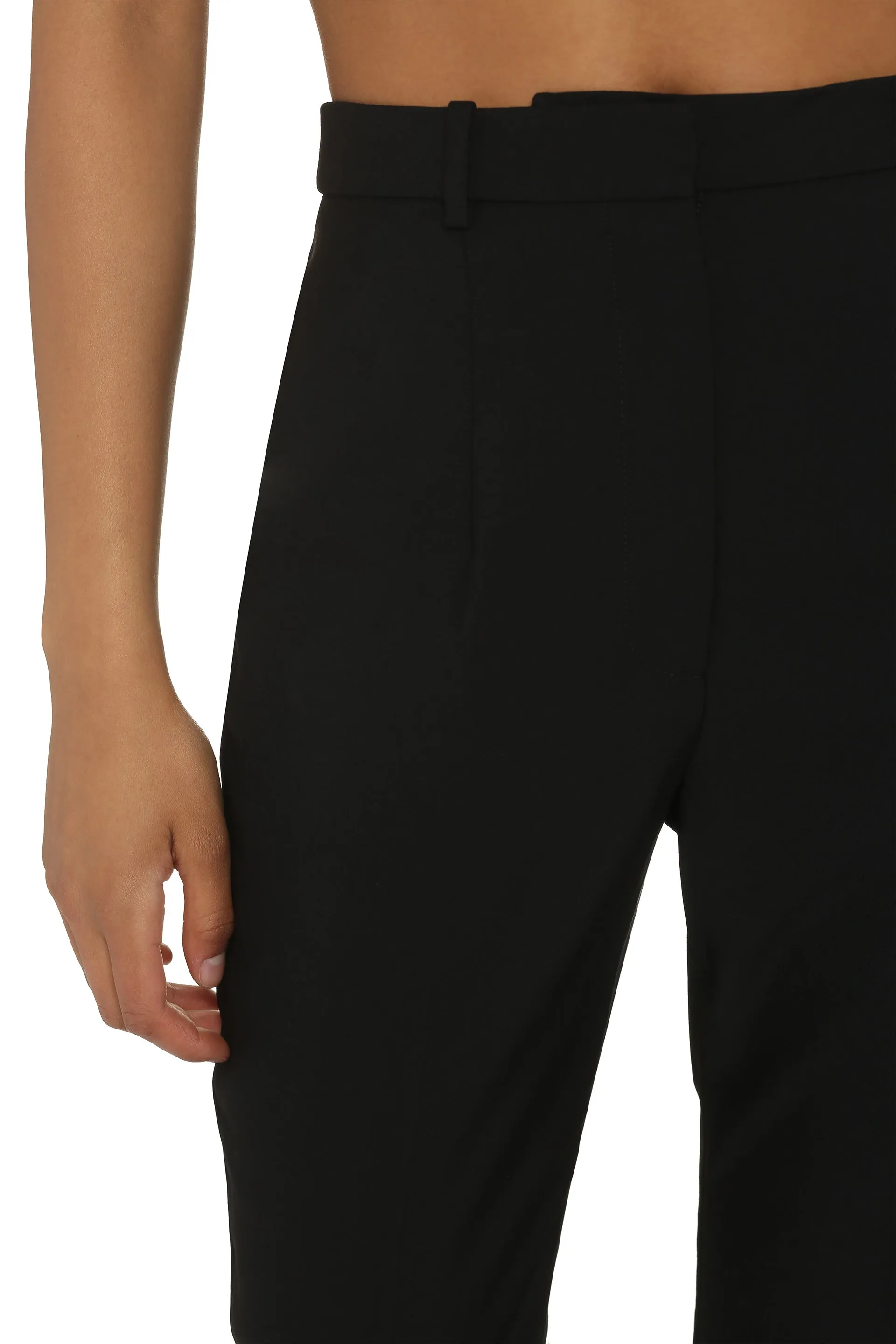 Alexander McQueen Pantaloni a sigaretta in lana
