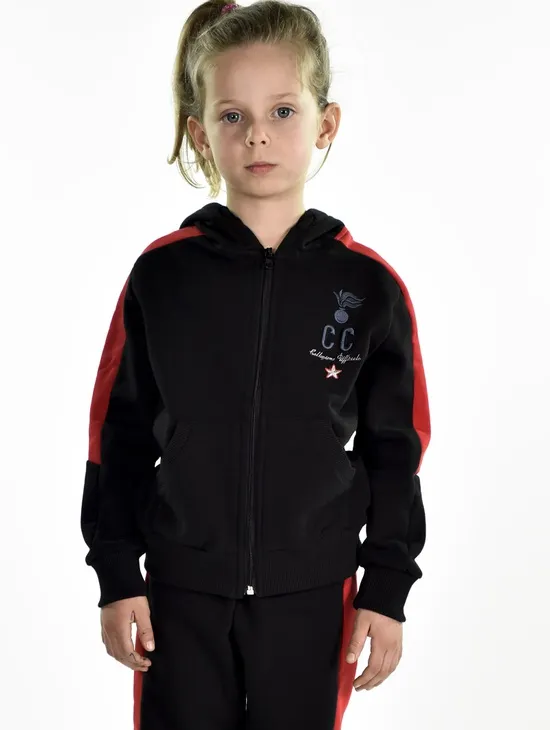Allievi Felpa Full Zip Cappuccio Bimbo