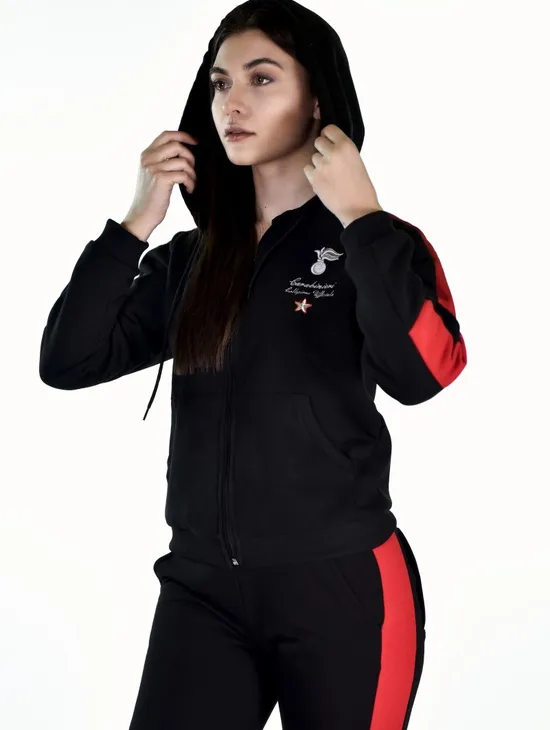 Allievi Felpa Full Zip Cappuccio Donna