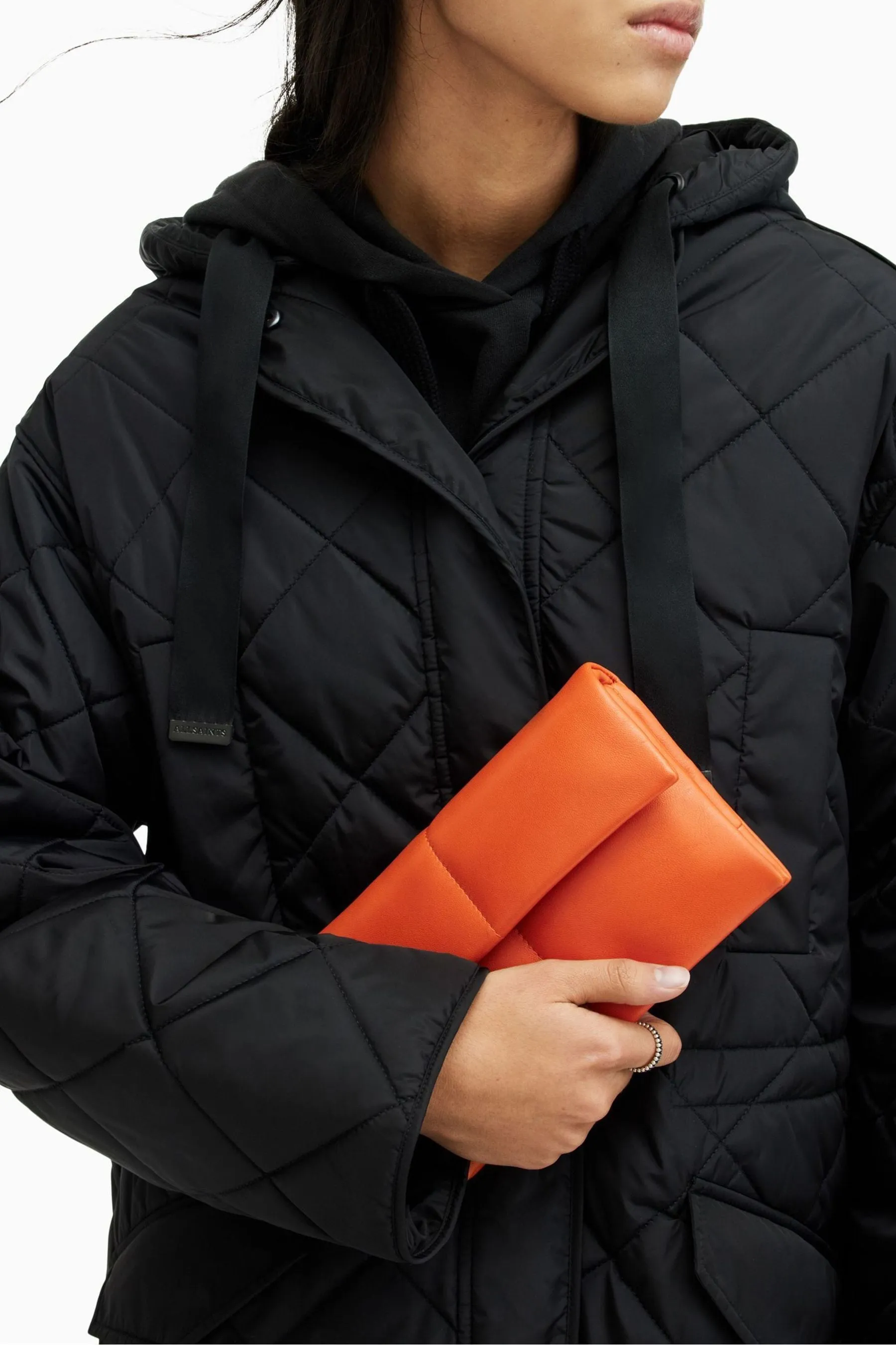 AllSaints - Ezra - Borsa a tracolla trapuntata