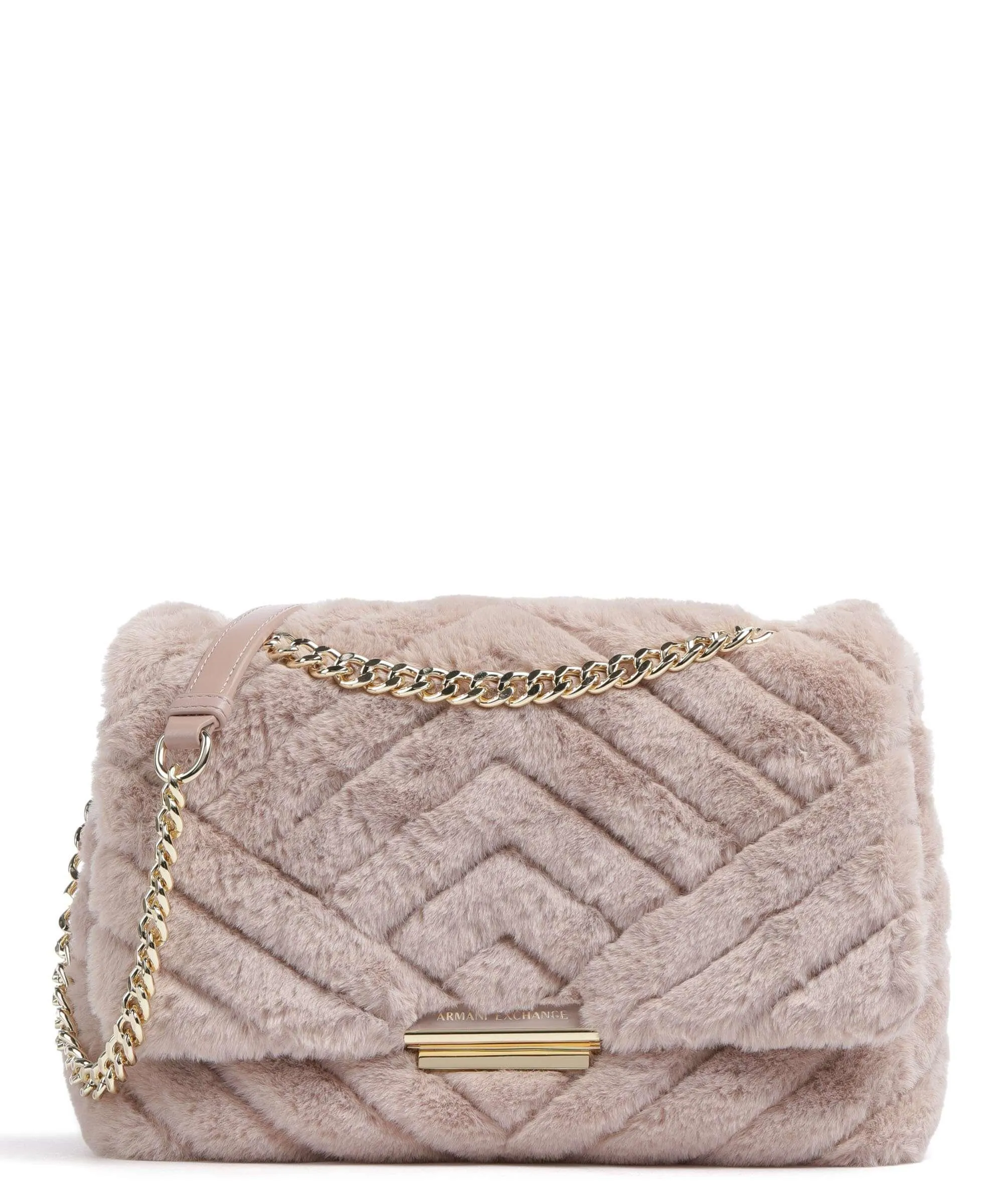  Armani Exchange Victoria Borsa a spalla poliestere, pelle sintetica rosa  