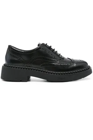 ASH Calzature,Scarpe Oxford Mercer in pelle di vitello nero 