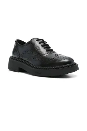 ASH Calzature,Scarpe Oxford Mercer in pelle di vitello nero 