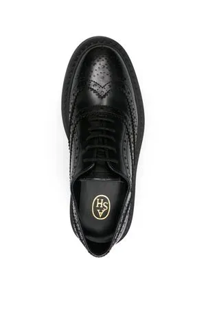 ASH Calzature,Scarpe Oxford Mercer in pelle di vitello nero 