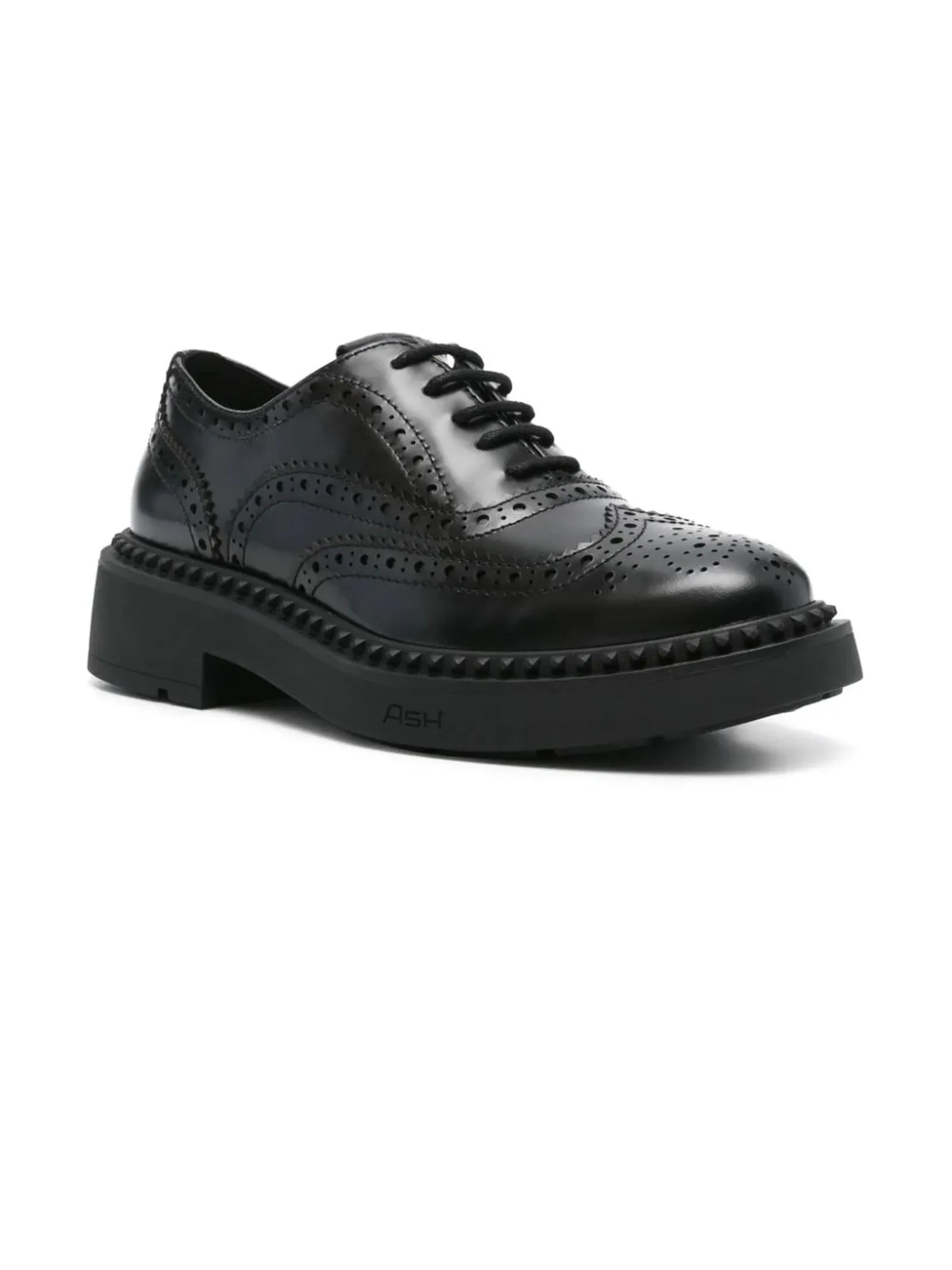 ASH Calzature,Scarpe Oxford Mercer in pelle di vitello nero 
