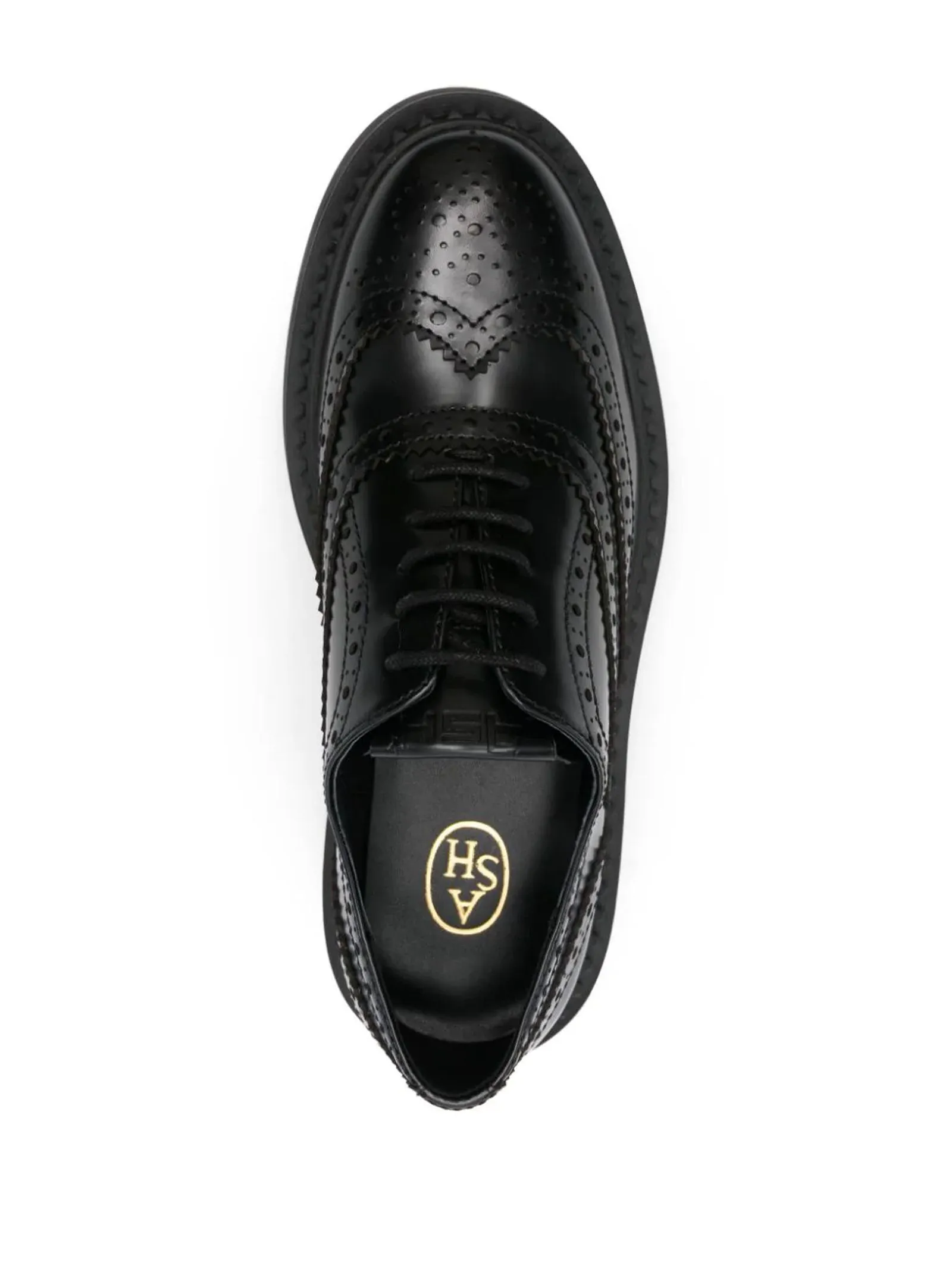 ASH Calzature,Scarpe Oxford Mercer in pelle di vitello nero 