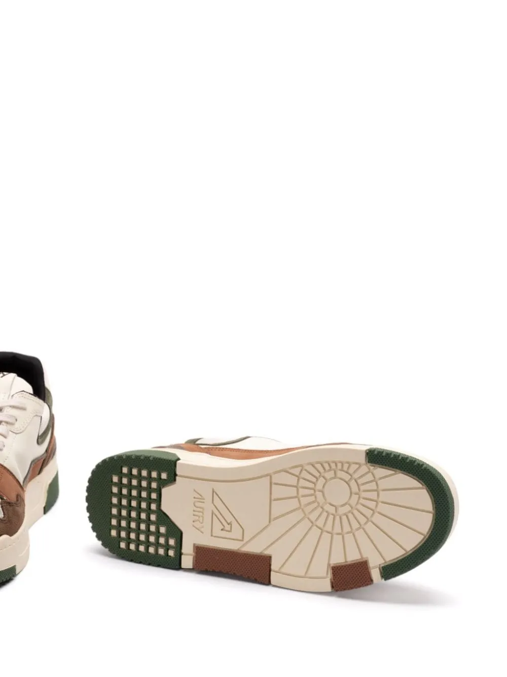 Autry Scarpa Bianco Marrone Uomo CLC Suede e Nabuk