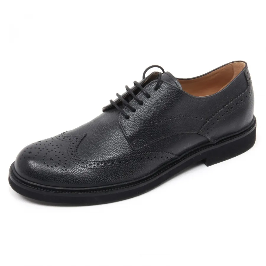 B8327 scarpa inglese uomo TOD'S scarpa bucature nero shoe man