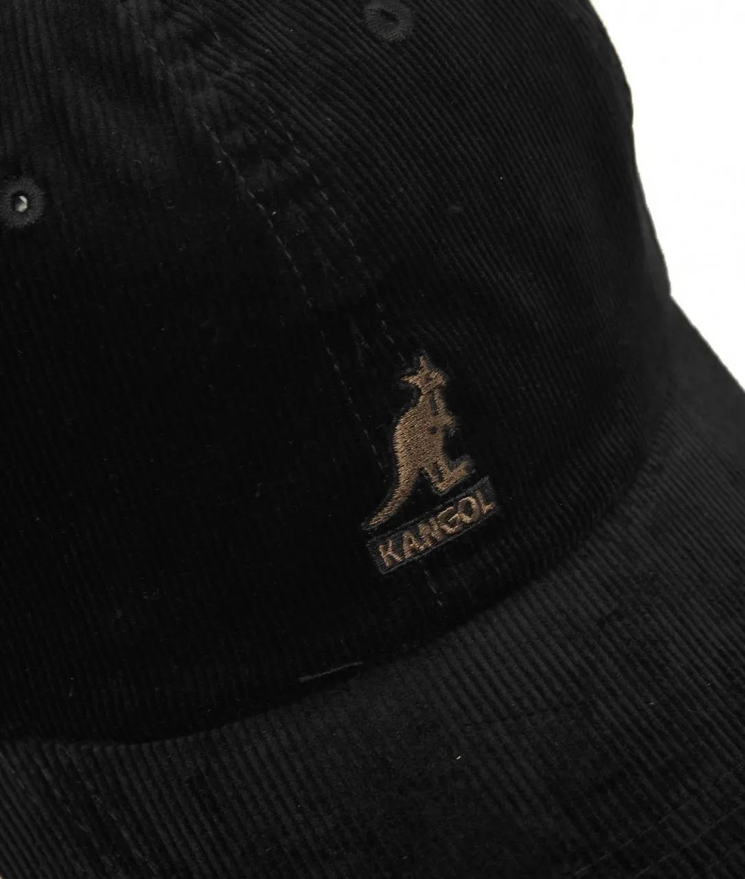 Baseball cap in velluto nero nero