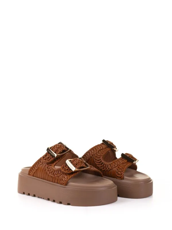 Birky Ale slipper with wedge
