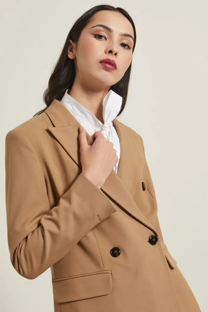 Blazer con rever a lancia