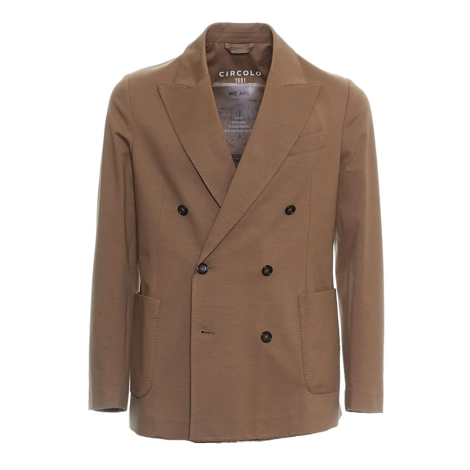 Blazer Doppiopetto In Jersey