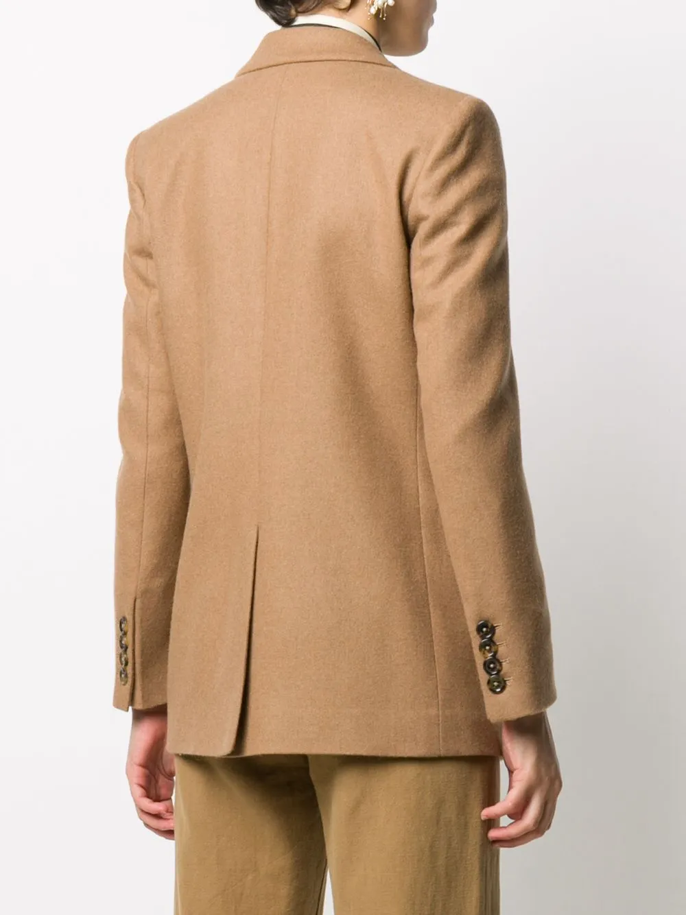 Blazer doppiopetto in marrone - donna