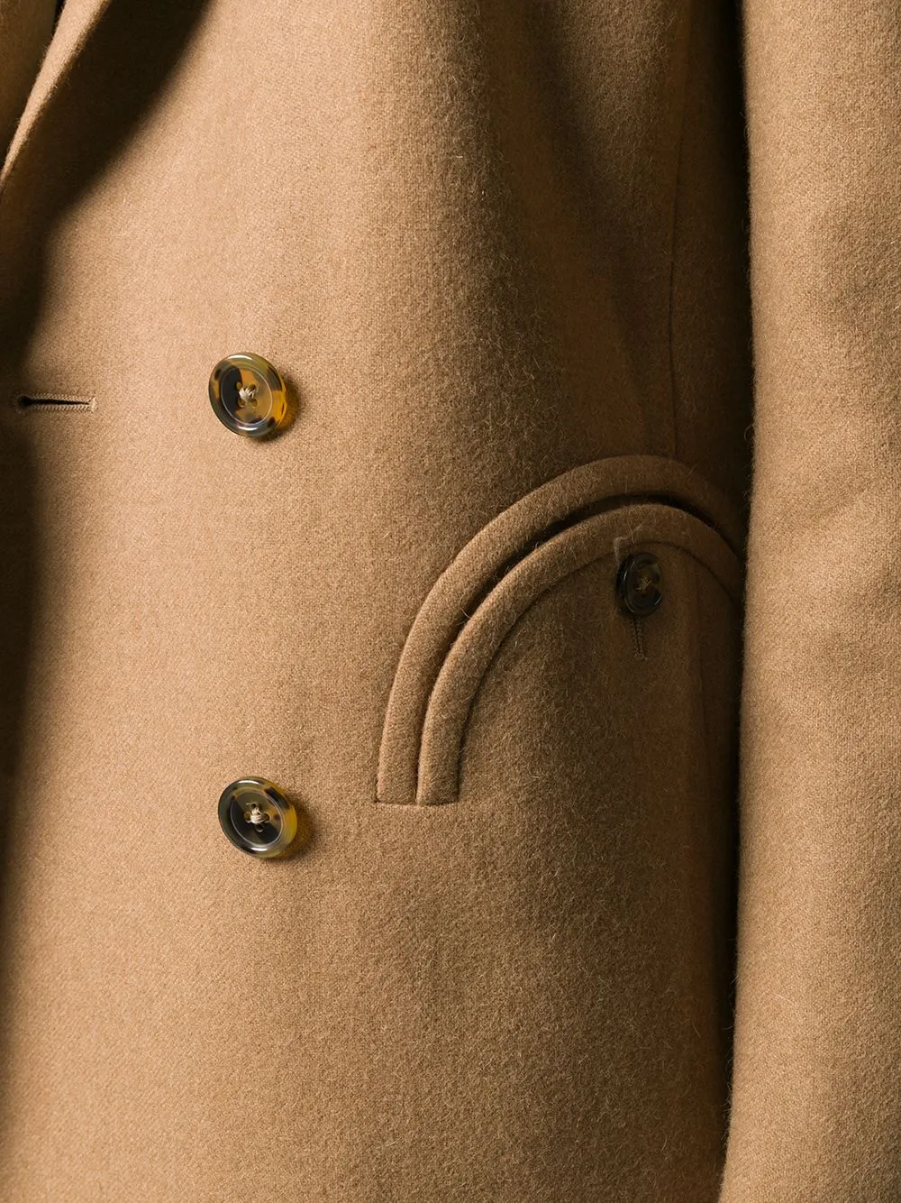Blazer doppiopetto in marrone - donna