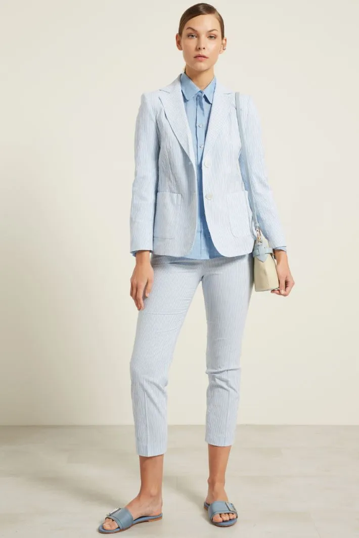 Blazer goffrato