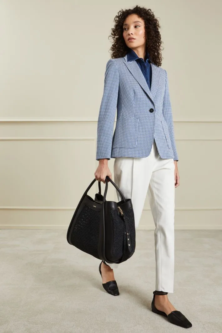Blazer in jersey
