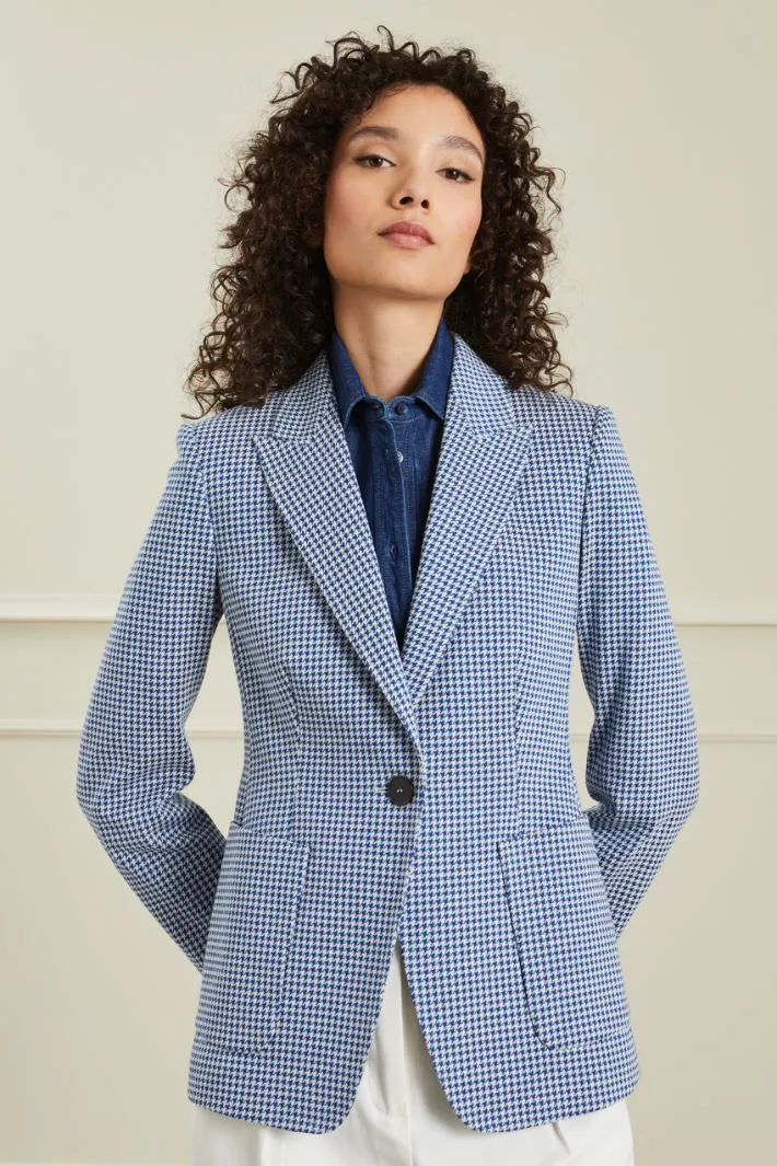 Blazer in jersey