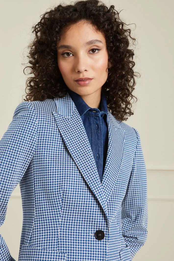 Blazer in jersey