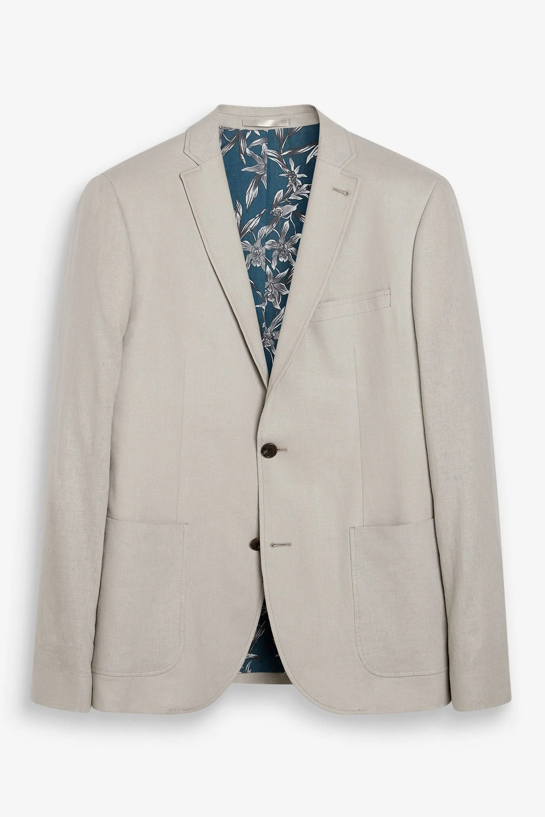 Blazer in misto lino