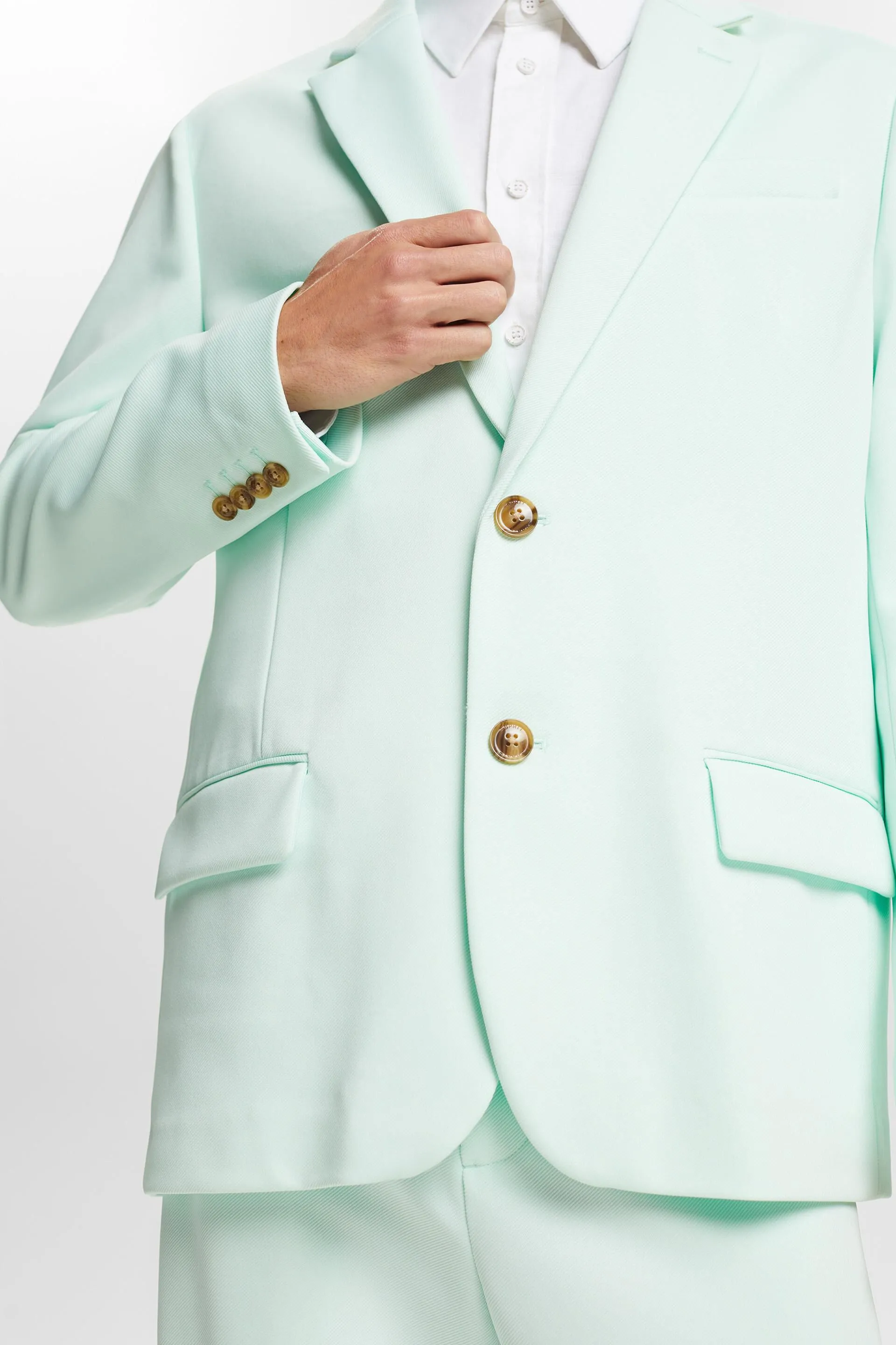 Blazer monopetto in twill