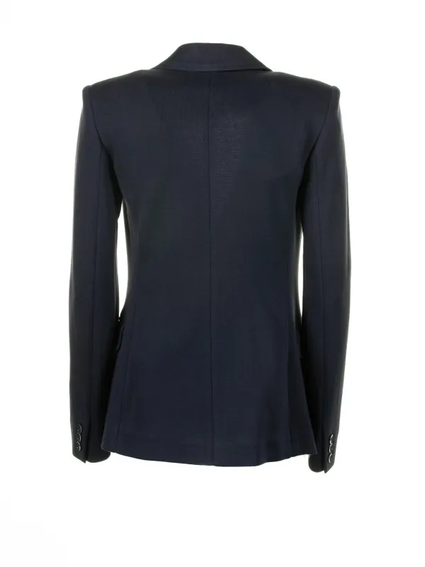 Blazer Rosetta navy blue wool