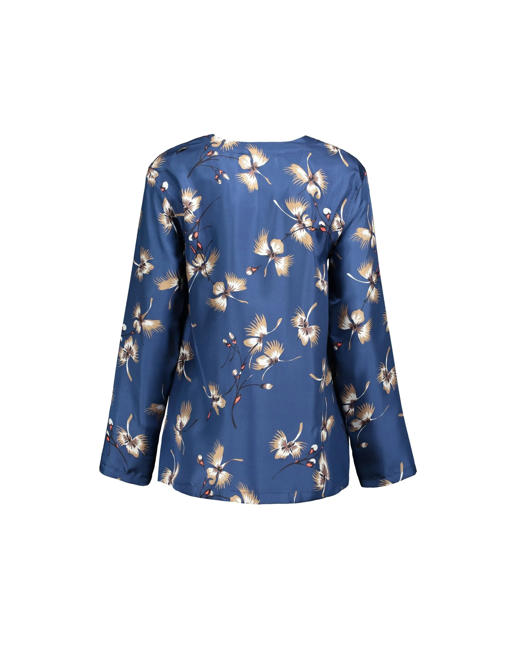 Blusa Polder seta ultramarine fantasia