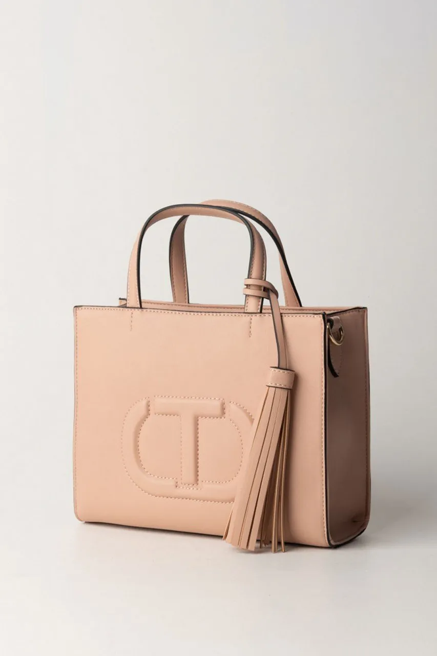 Borsa a tracolla con nappa TUSCANY