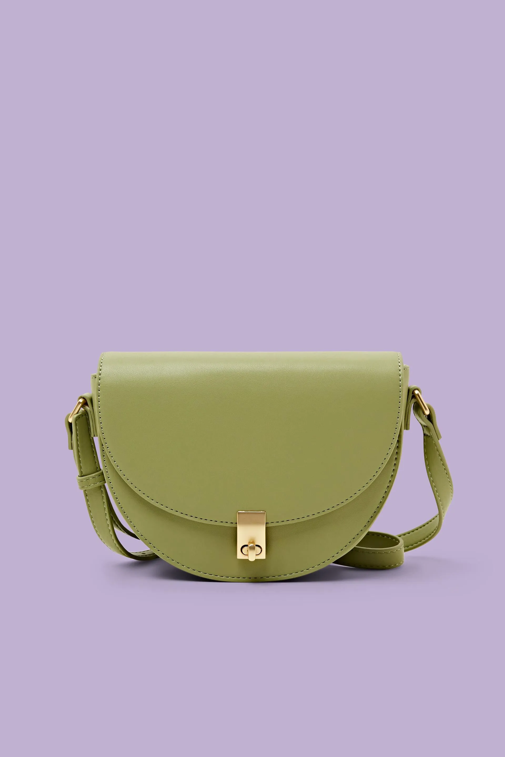 Borsa a tracolla dal design curvo