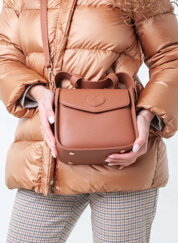 Borsa a tracolla donna cammello - iBlues